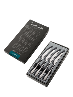 Robert Welch Arden Stainless Steel Steak Knives, Set of 4, Silver