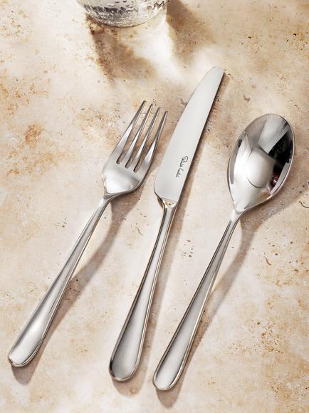 Robert Welch Kingham Bright Stainless Steel Cutlery Set, 84 Piece/12 Place Settings - view 2, Silver