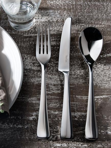 Robert Welch Malvern Bright Stainless Steel Cutlery Set, 84 Piece/12 Place Settings - view 2, Silver