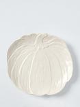 John Lewis Halloween Pumpkin Stoneware Plate, 22cm, White
