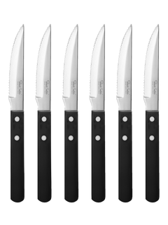 Robert Welch Trattoria Bright Steak Knife Set, 6 Piece