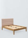 John Lewis Astrid Kitami Bed Frame, Double, Cotton Effect Pink