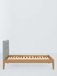 John Lewis Astrid Kitami Bed Frame, Single, Soft Touch Chenille Duck Egg