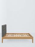 John Lewis Astrid Kitami Bed Frame, Double, Brushed Tweed Grey