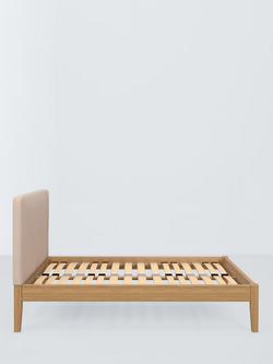 John Lewis Emilia Kitami Bed Frame, Small Double - view 2, Cotton Effect Pink