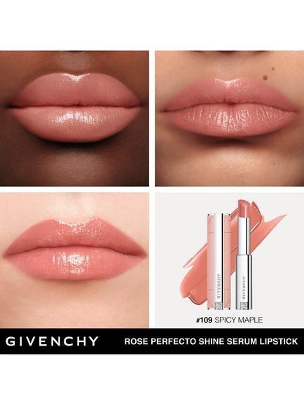 Givenchy Rose Perfecto Shine Serum Lipstick - view 2, N°109