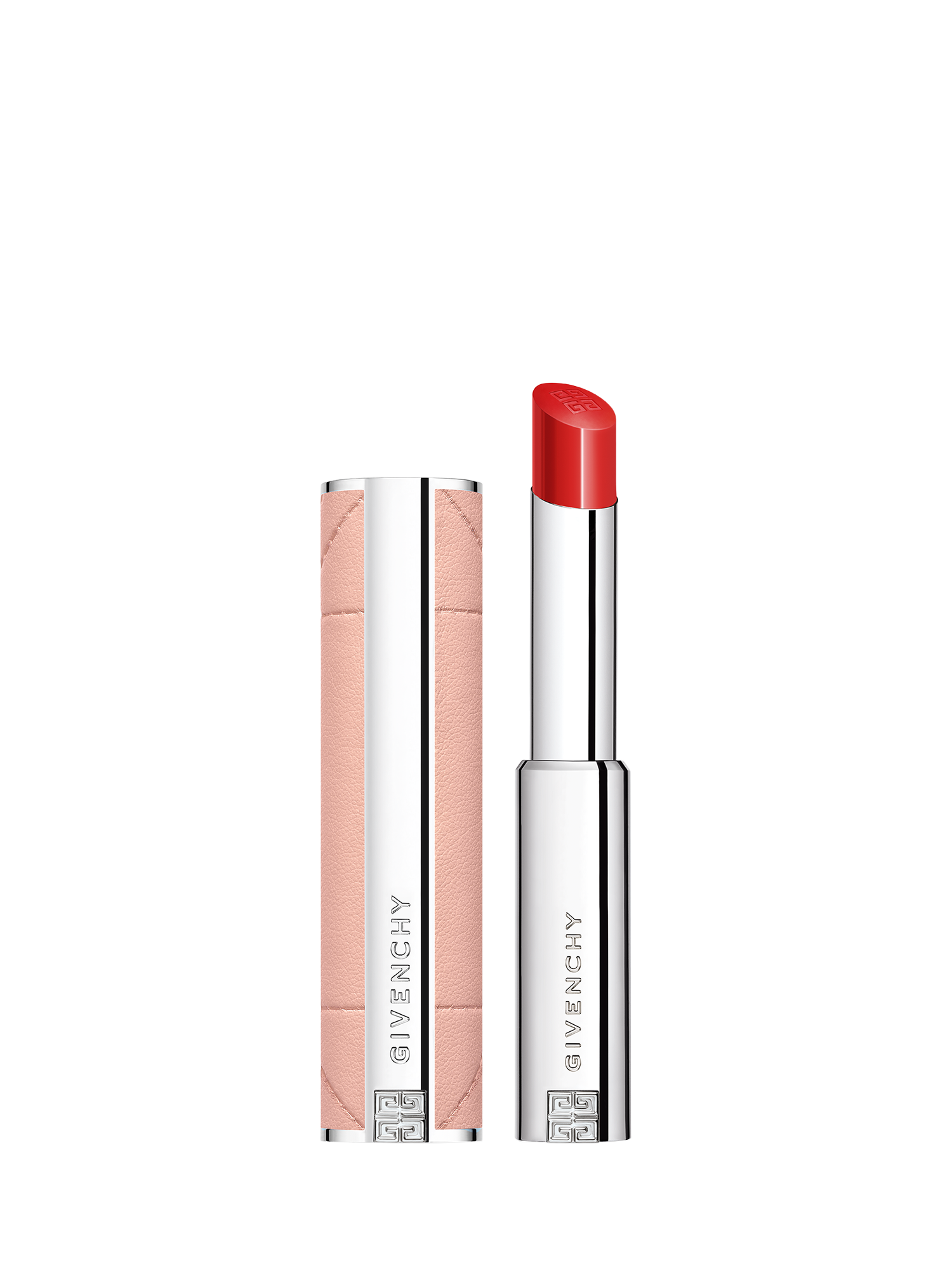 Product image 1 of 5, which shows Givenchy Rose Perfecto Shine Serum Lipstick, N°306