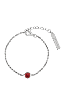 Tutti Birthstone Bracelet, Silver, Garnet/January