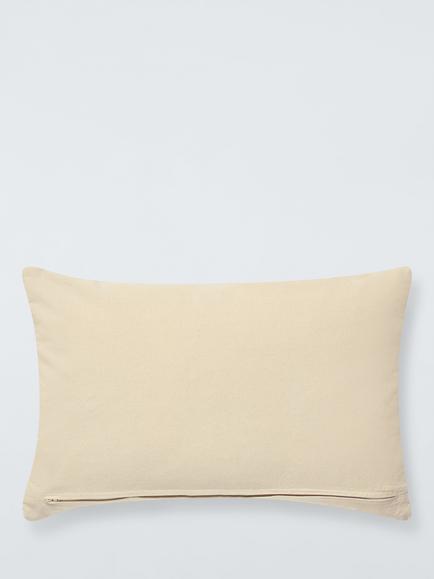John Lewis Crewel Suzani Cushion - view 2, Beige/Multi