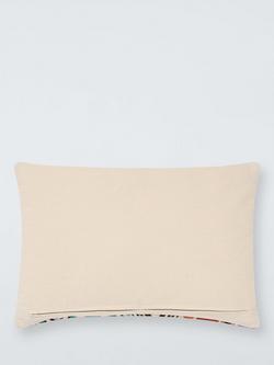John Lewis Global Medley Cushion, Jade Multi - view 2, Jade Multi