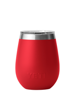 YETI Rambler Insulated Stainless Steel Wine Tumbler & Lid, 296ml - view 2, Rescue Red