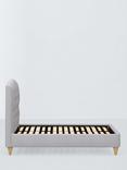 John Lewis Rue Upholstered Bed Frame, Double, Cotton Effect Grey