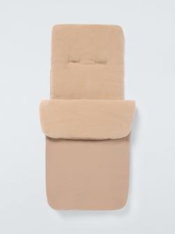 John Lewis Baby Stroller Footmuff, Light Brown