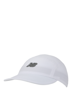 New Balance 5 Panel Performance Hat, White