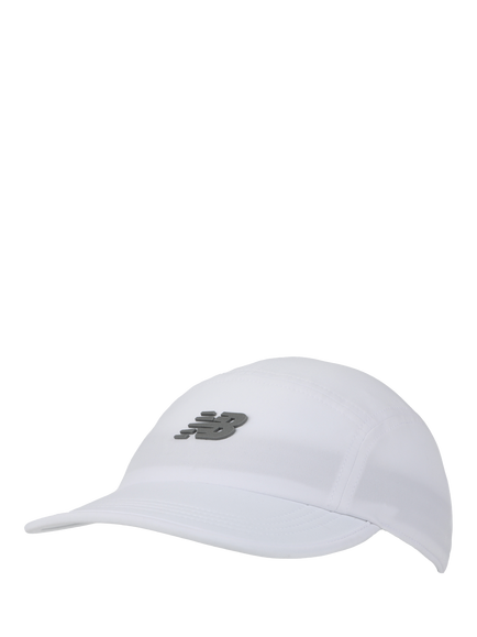 New Balance 5 Panel Performance Hat, White
