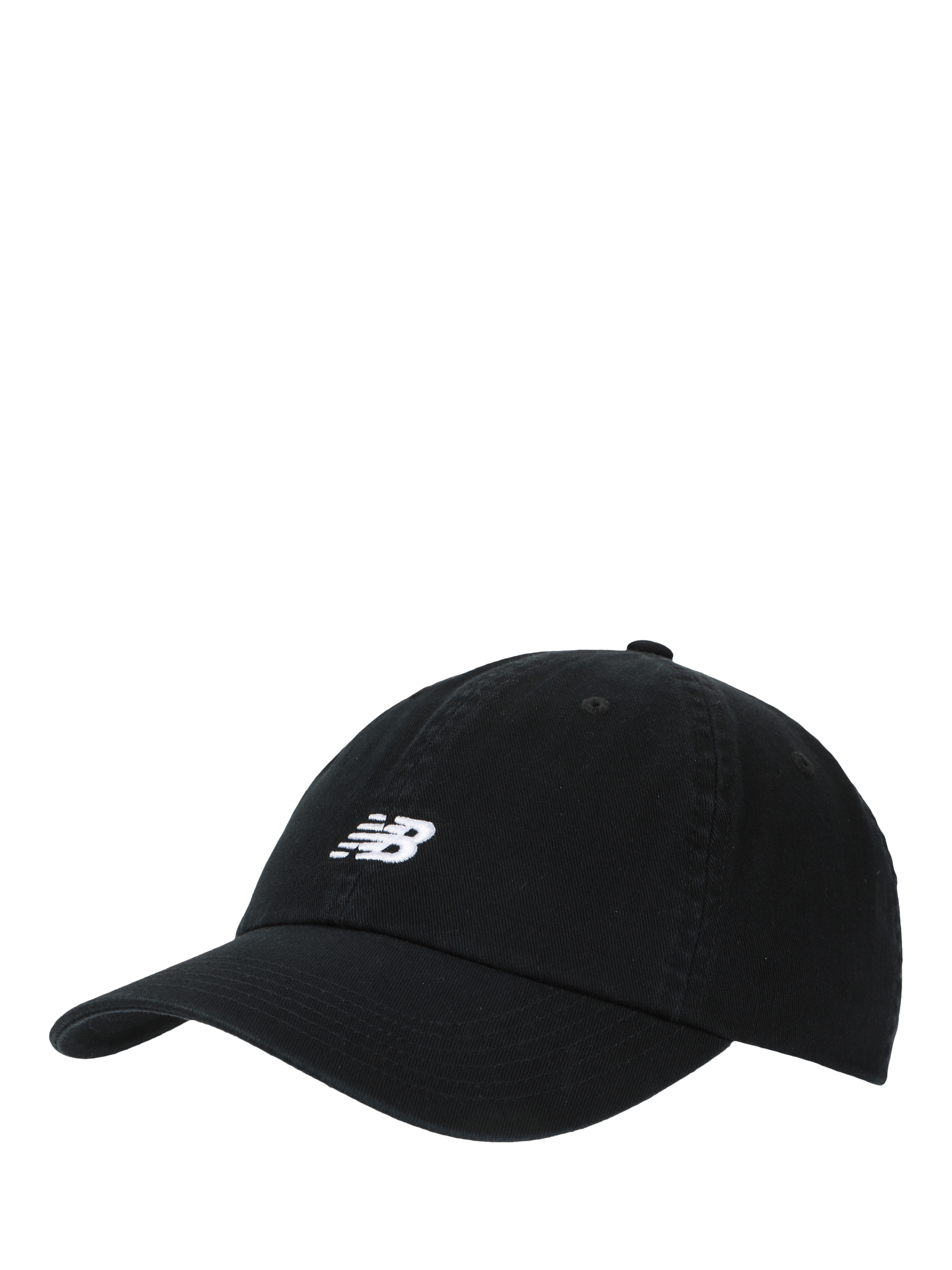 Product image 1 of 3, which shows New Balance Logo 6 Panel Classic Hat, Black