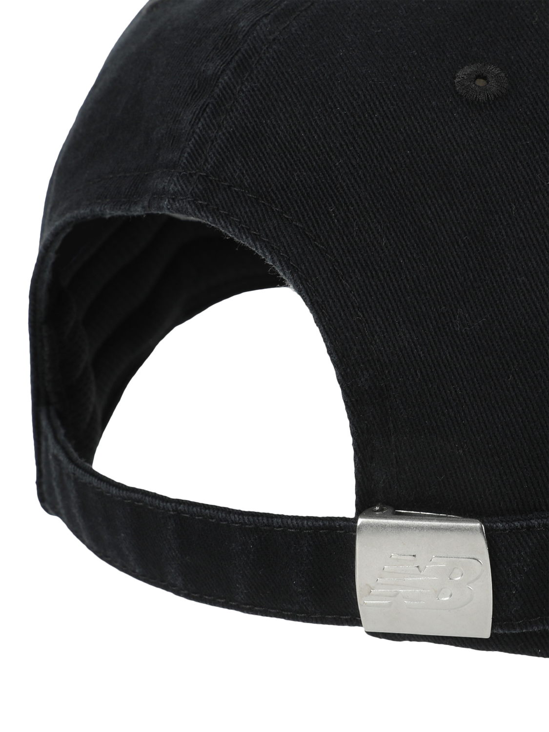 Product image 3 of 3, which shows New Balance Logo 6 Panel Classic Hat, Black