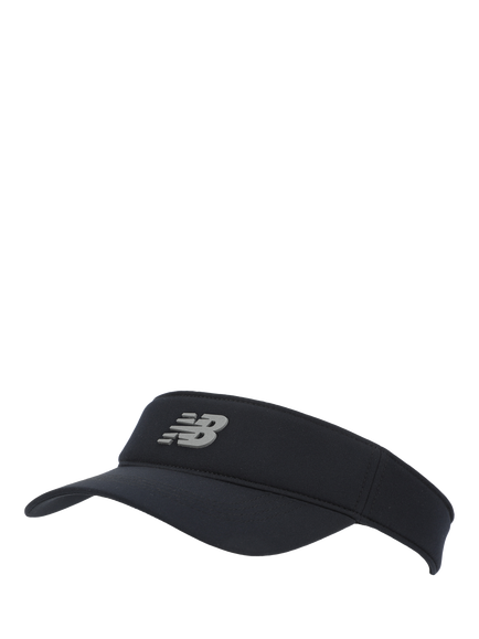 New Balance Logo Performance Visor, Black
