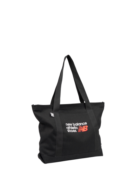New Balance Classic Canvas Tote Bag, Black, Black