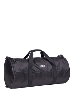 New Balance Essentials Large Barrel Duffel Bag, Black