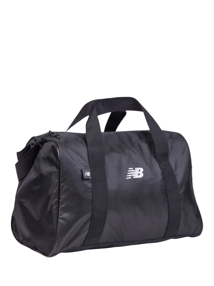New Balance Essentials Small Duffel Bag, Black, Black
