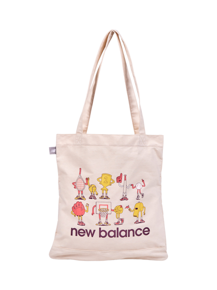 New Balance Graphic Canvas Tote Bag, Drift Red, Drift Red