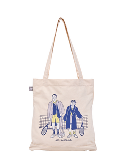 New Balance Graphic Canvas Tote Bag, Grey Matter, Grey Matter