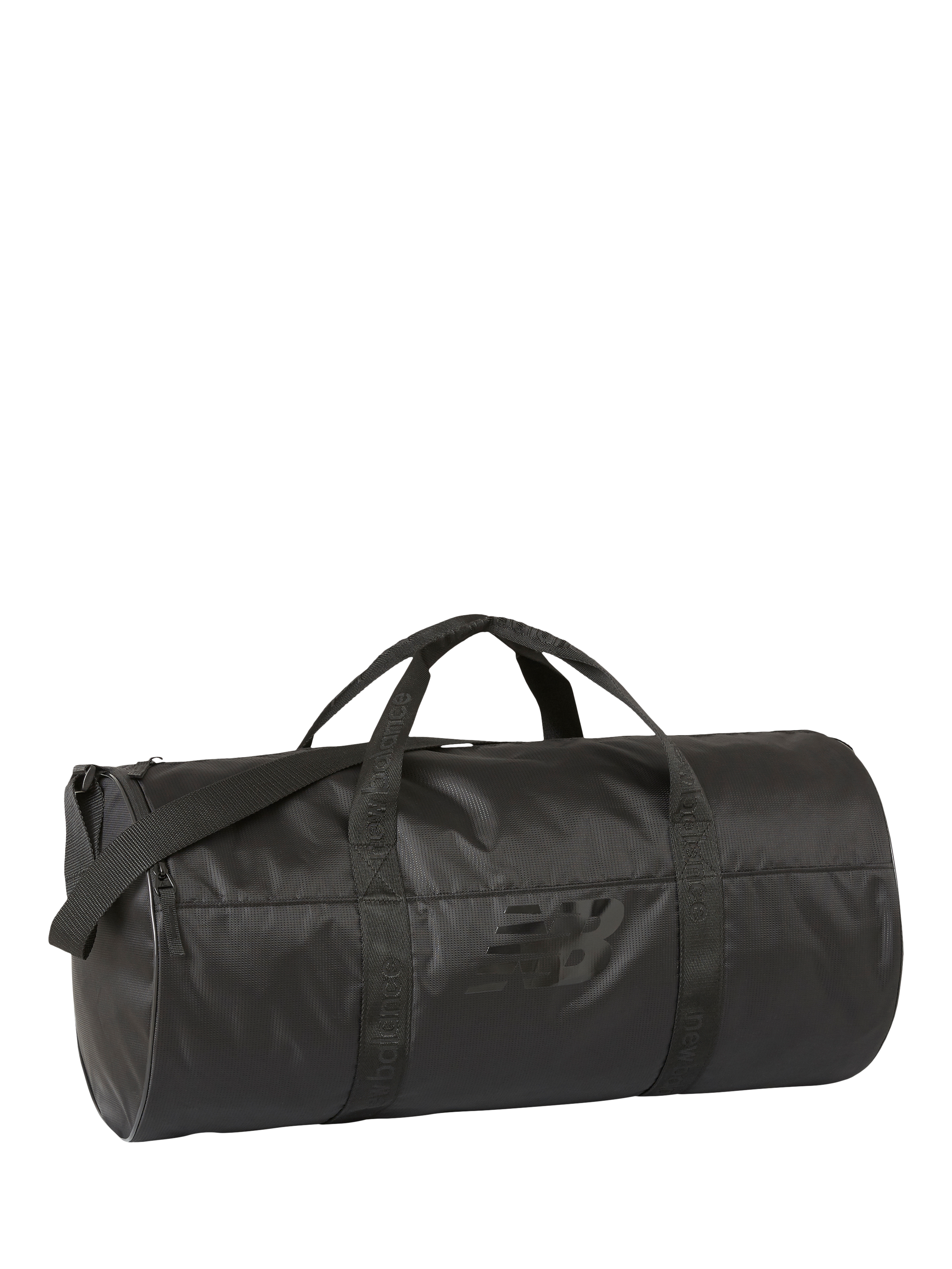 Product image 1 of 4, which shows New Balance Opp Core Medium Duffel Bag, 30L, Black
