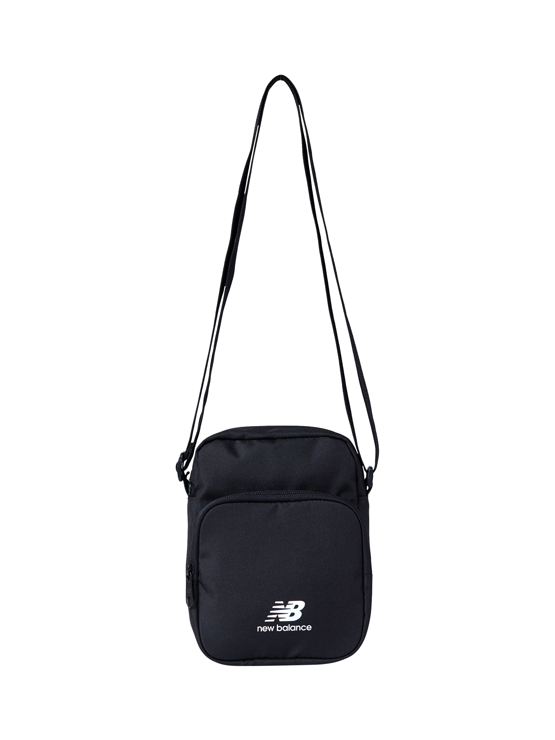 Product image 1 of 6, which shows New Balance Stand Alone Sling Bag, Black