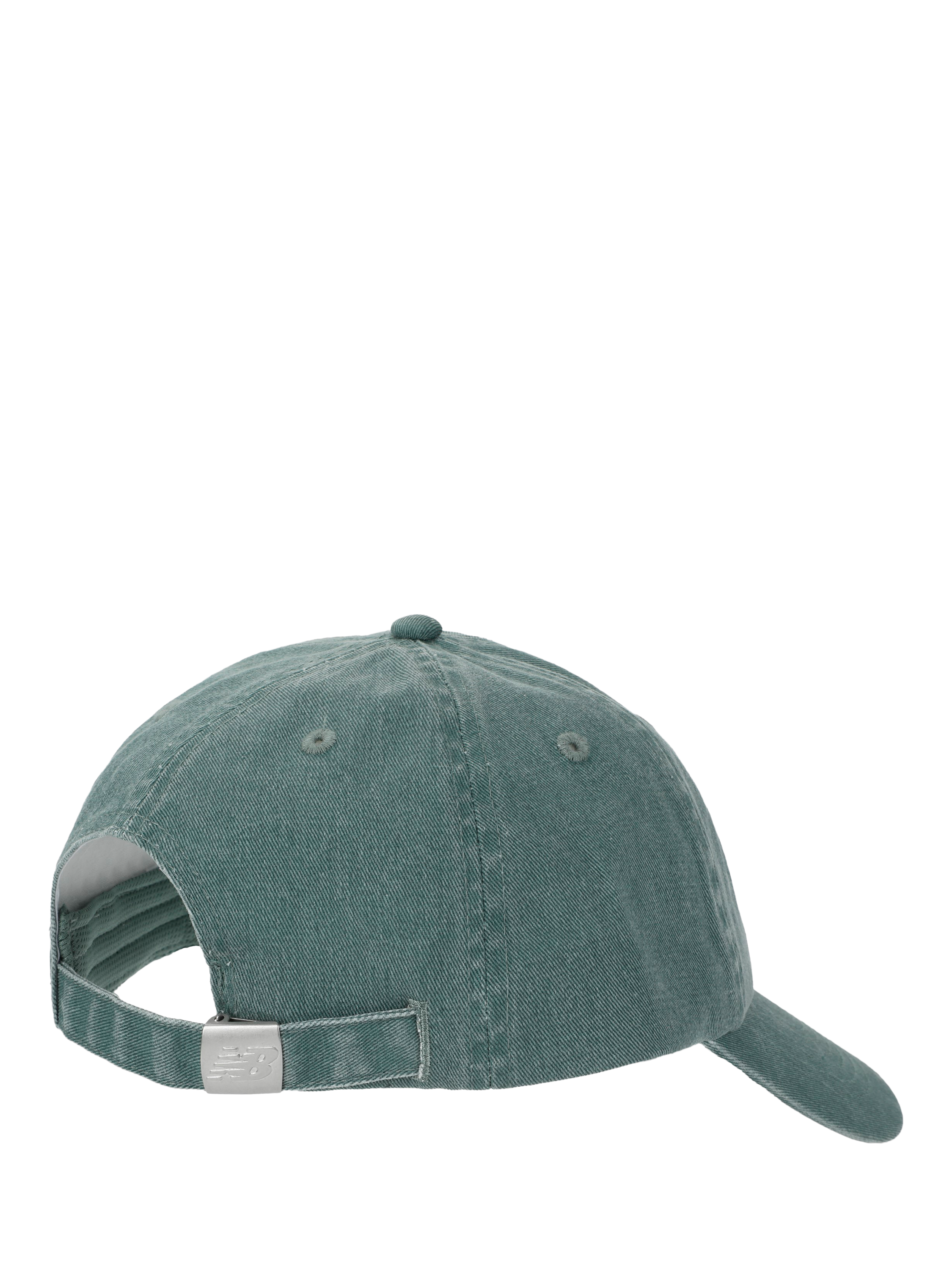 Product image 2 of 3, which shows New Balance Cotton 6 Panel Athletics Cap, Dark Juniper