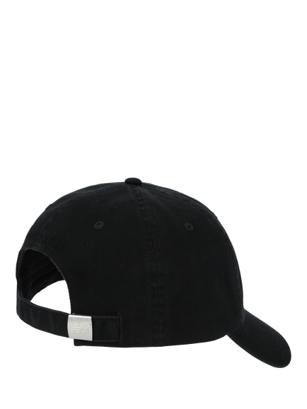 New Balance 6 Panel Patch Logo Hat - view 2, Black