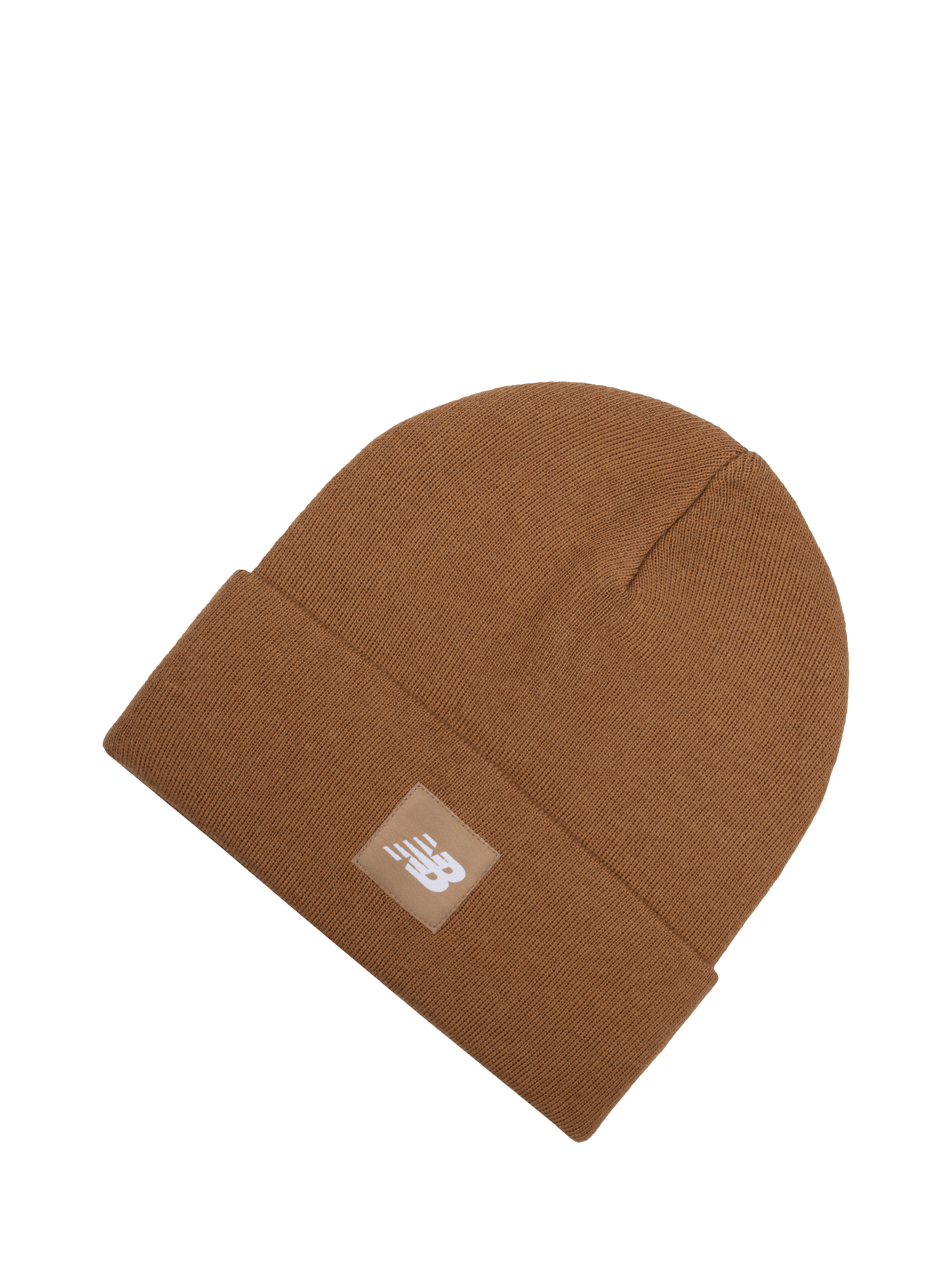 Product image 1 of 3, which shows New Balance Logo Cuff  Beanie Hat, Great Plains