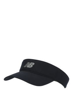 New Balance V 2.0 Logo Performance Visor, Black
