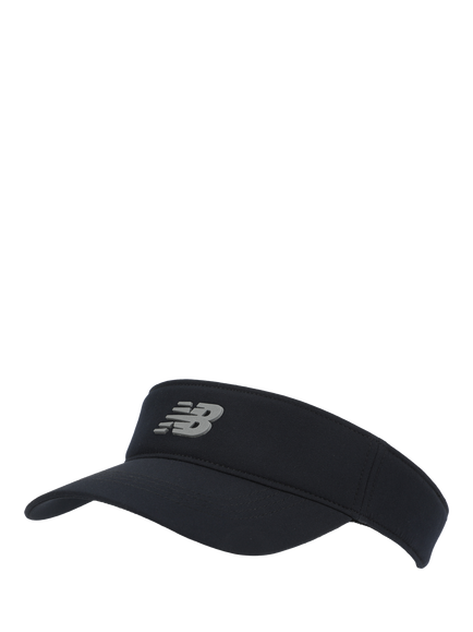 New Balance V 2.0 Logo Performance Visor, Black