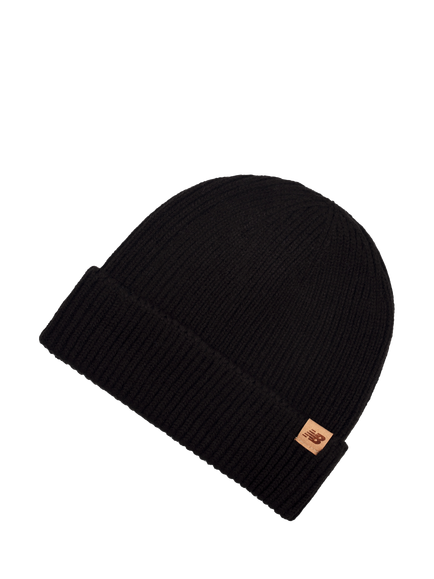 New Balance Logo Winter Beanie Hat, Black