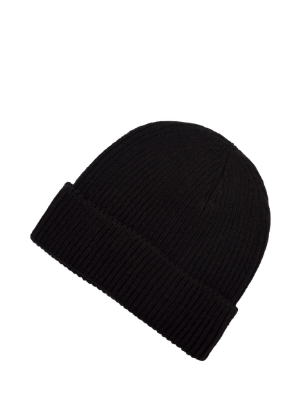 New Balance Logo Winter Beanie Hat - view 2, Black