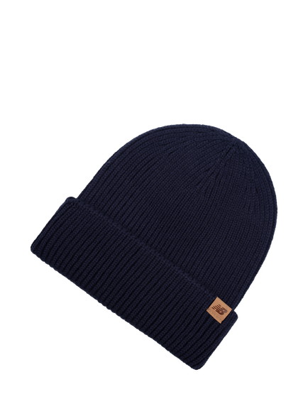 New Balance Logo Winter Beanie Hat, Nb Navy