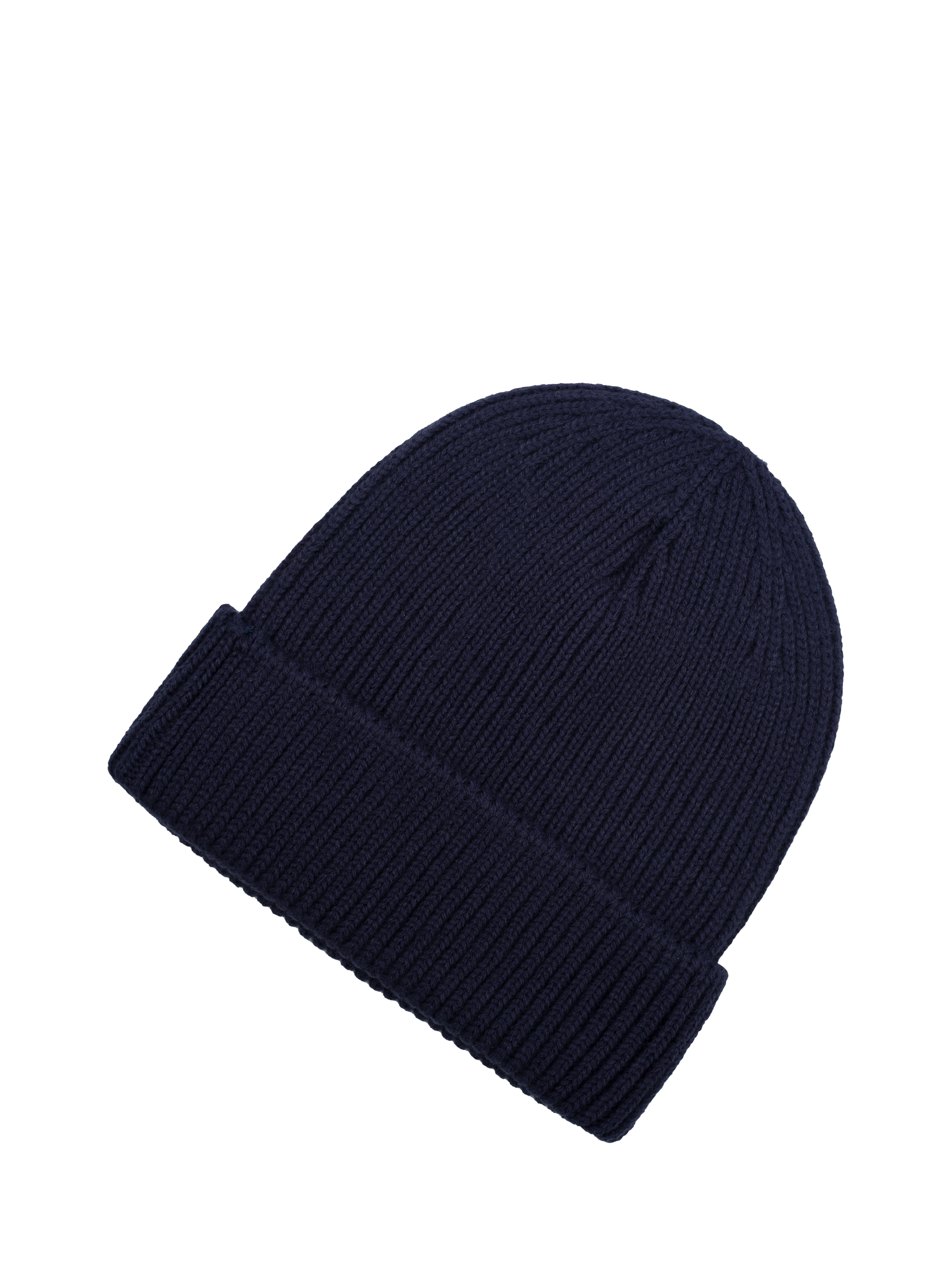 Product image 2 of 3, which shows New Balance Logo Winter Beanie Hat, Nb Navy