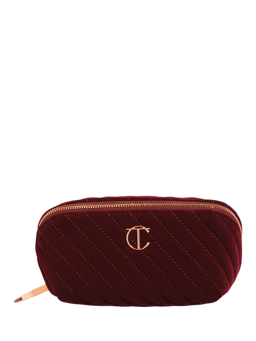 Product image 1 of 2, which shows Charlotte Tilbury Velvet Makeup Bag Of Dreams, Medium