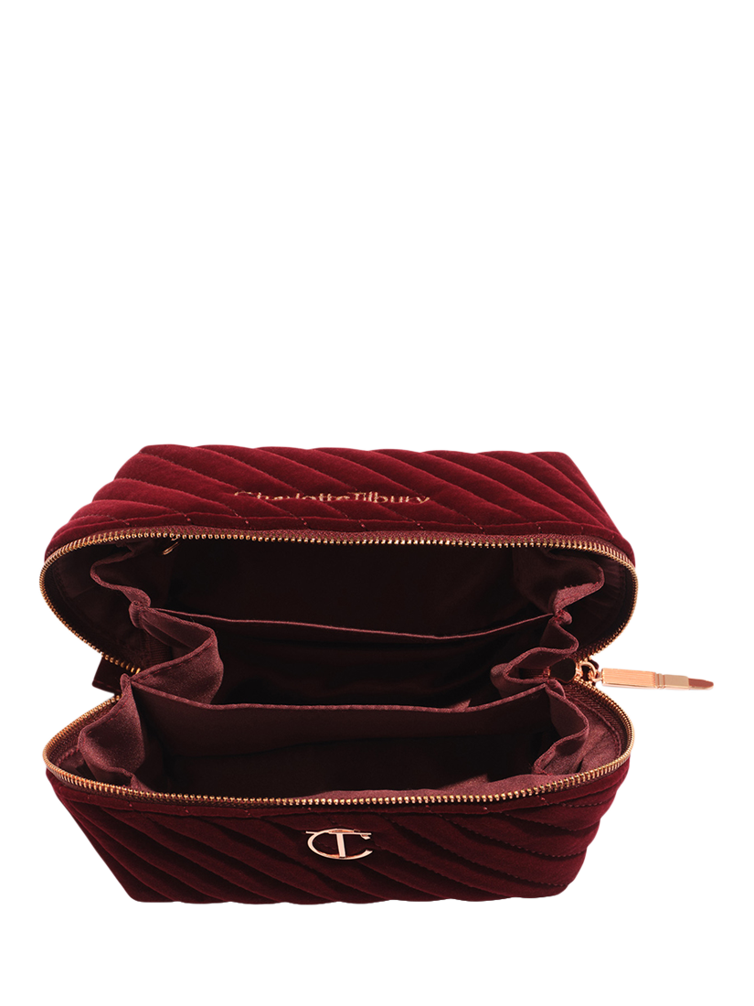 Product image 2 of 2, which shows Charlotte Tilbury Velvet Makeup Bag Of Dreams, Medium