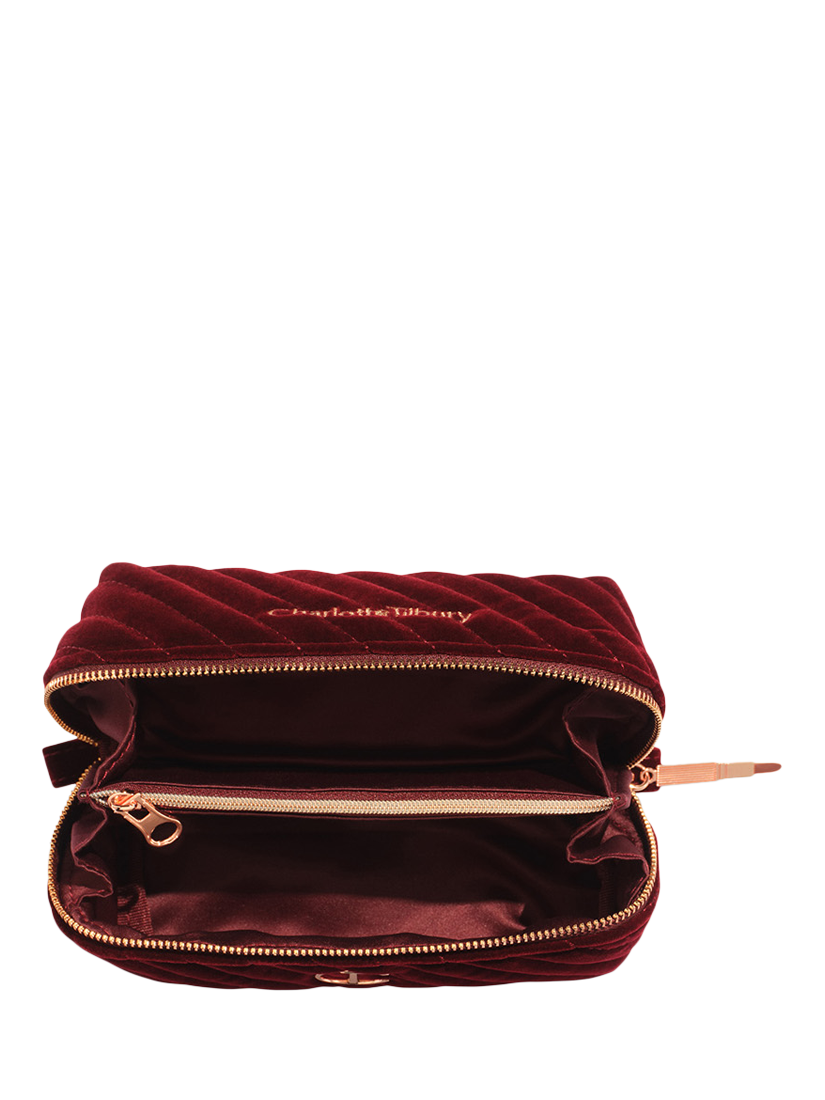 Product image 2 of 2, which shows Charlotte Tilbury Velvet Makeup Bag Of Dreams, Small
