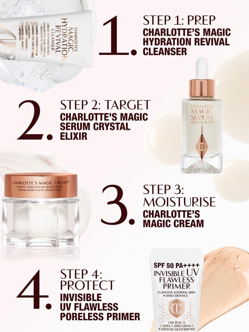 Product image 3 of 5, which shows Charlotte Tilbury Invisible UV Flawless Poreless Primer PA++++ - SPF 50, 60ml