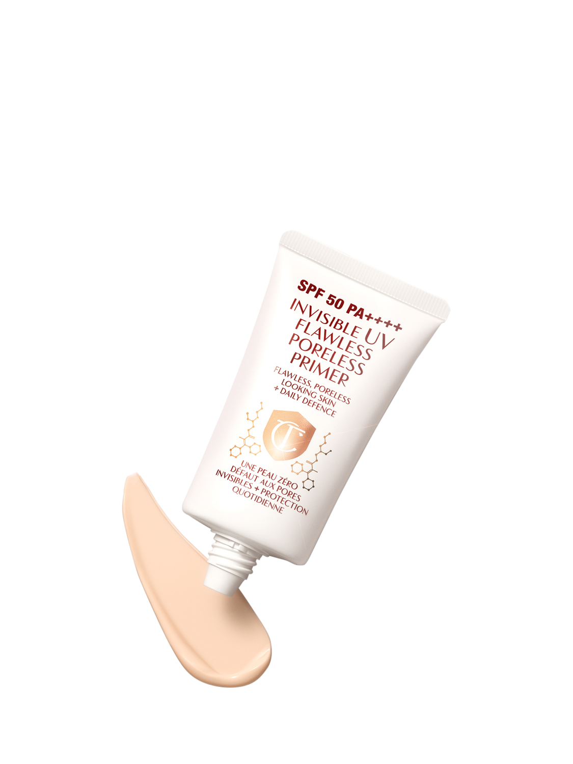 Product image 4 of 5, which shows Charlotte Tilbury Invisible UV Flawless Poreless Primer PA++++ - SPF 50, 60ml
