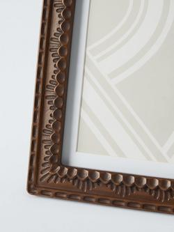 John Lewis Vintage Deco Photo Frame, 5 x 7" (13 x 18cm) - view 2, Brown