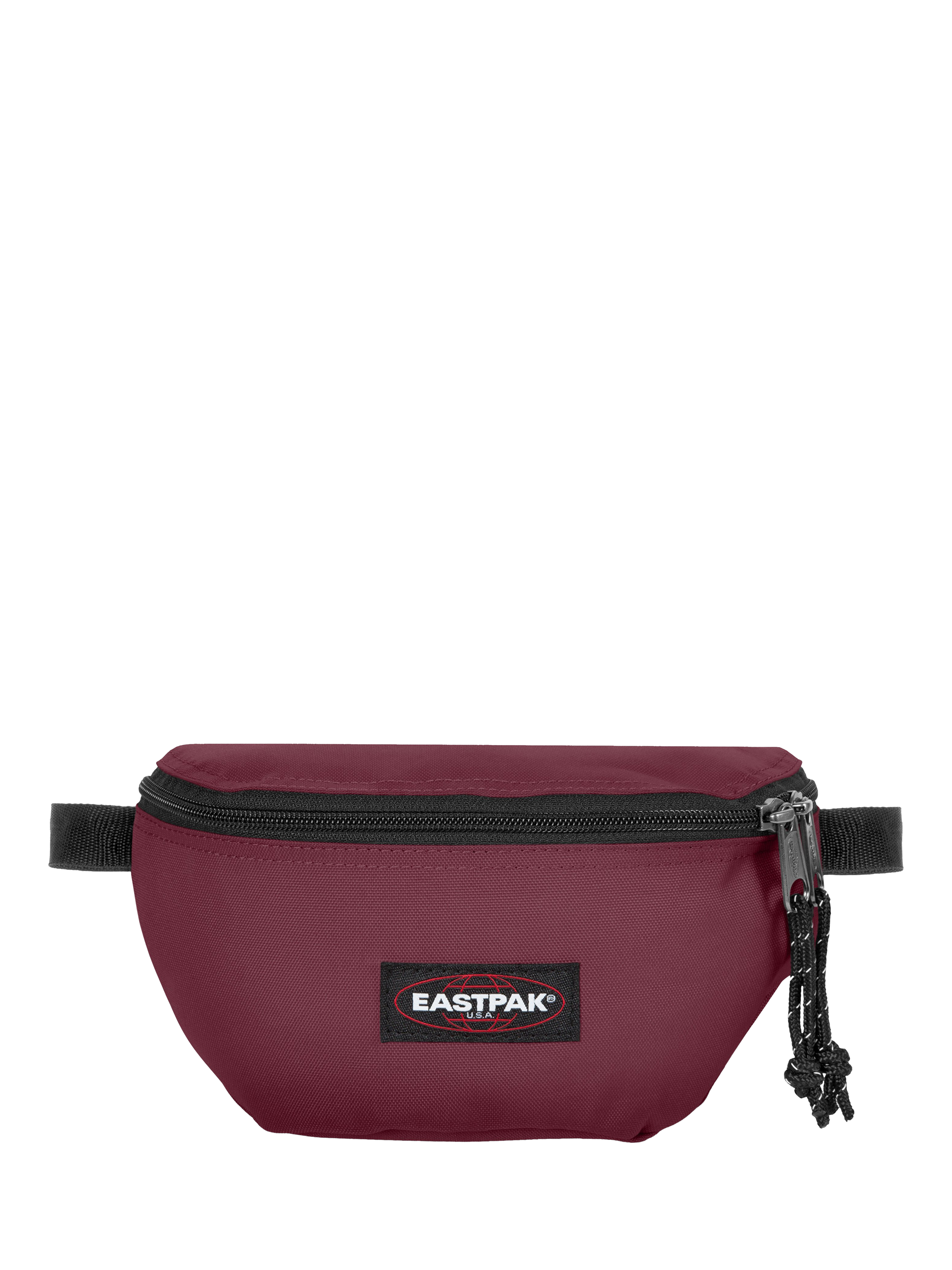 Product image 1 of 4, which shows Eastpak Springer Bumbag, Maroon Burgundy