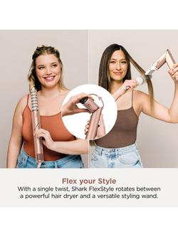 Shark FlexStyle HD432PKUK Limited Edition 4-in-1 Air Styler & Hair Dryer Gift Set - view 2, Pearl Pink