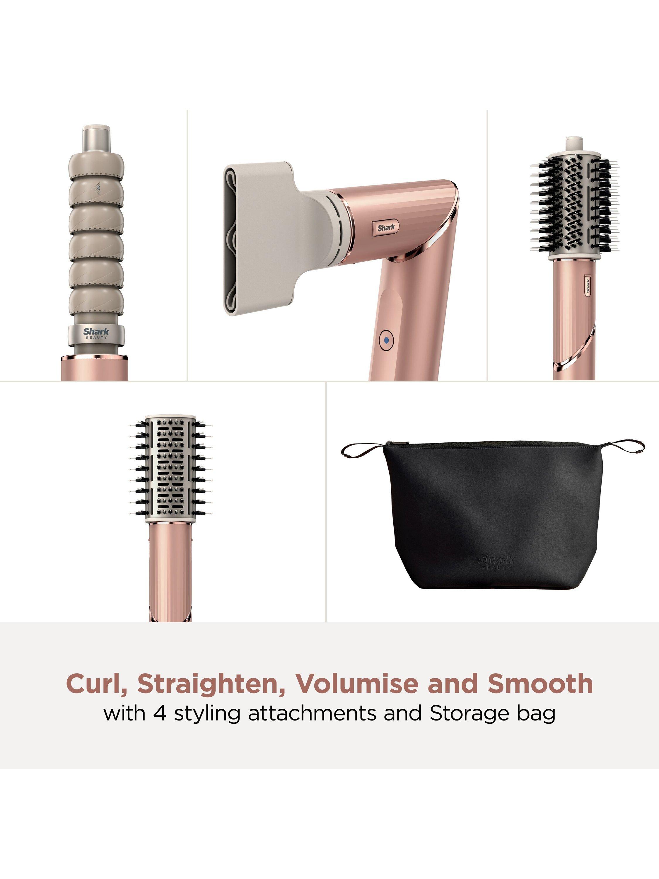 Product image 3 of 7, which shows Shark FlexStyle HD432PKUK Limited Edition 4-in-1 Air Styler & Hair Dryer Gift Set, Pink