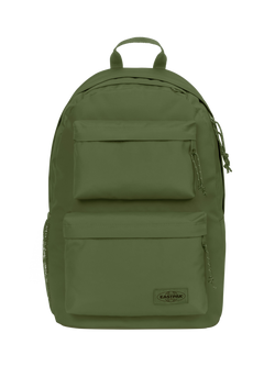 Eastpak Double Front Pocket 13" Laptop Backpack, 24L, Dark Grass, Dark Grass