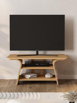 Tom Schneider Chloe 100cm Media Unit - view 2, Oak