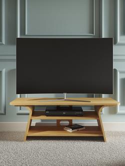 Tom Schneider Chloe 125cm Media Unit - view 2, Oak